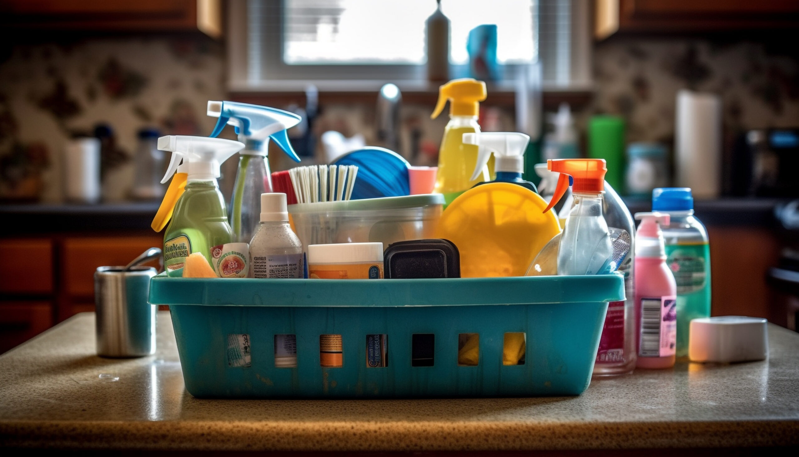 A clean kitchen requires proper hygiene and dishwashing equipment generated by artificial intelligence